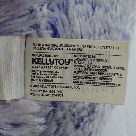 Squishmallows Fuzz A Mallow Ellen Purple Seal Plush Toy Stuffed Animal Plush Sof - Picture 6 of 7